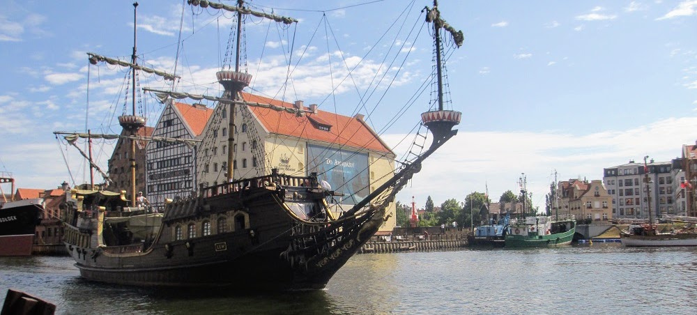 Danzig Ship Mit dem Piratenschiff auf Mottlau und Weichsel | Danzig