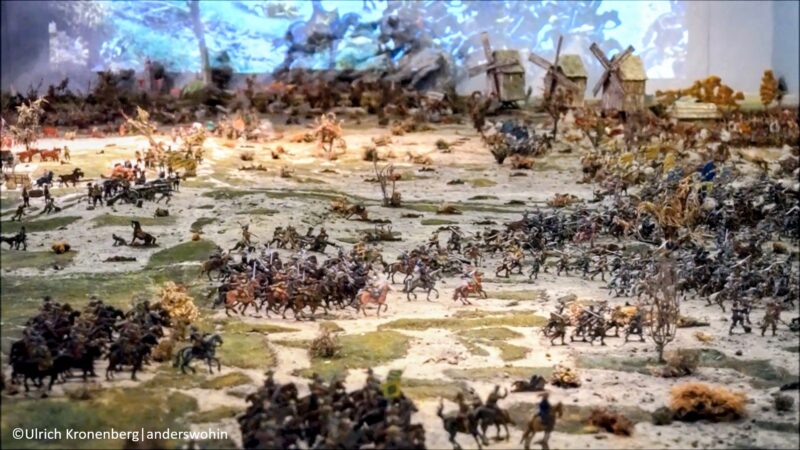 Diorama der Schlacht Schloss Lützen